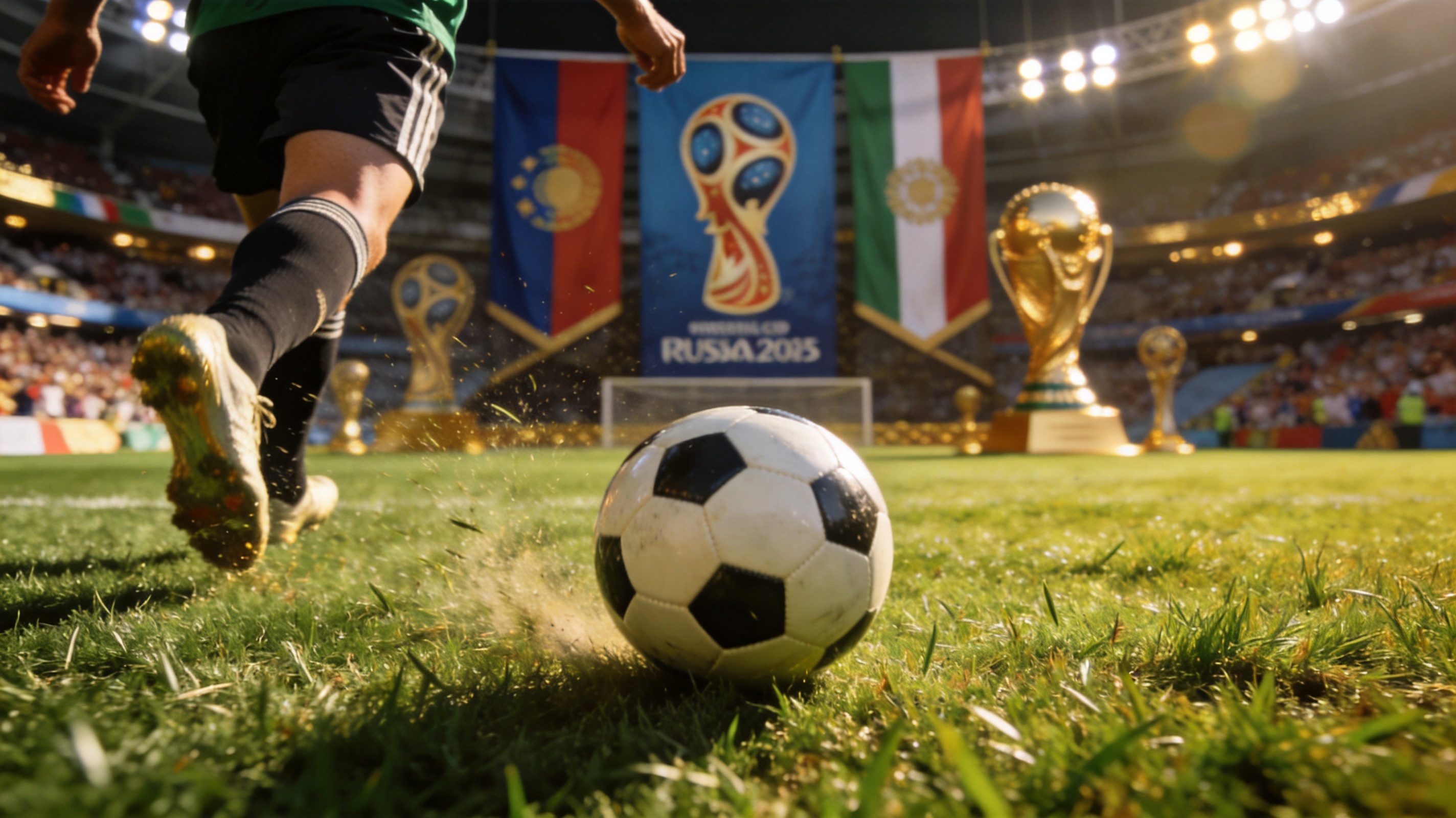 Soccer Ball on Grass